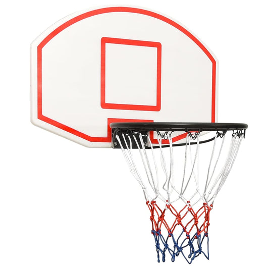 Basketbalový koš bílý 71x45x2 cm polyethylen