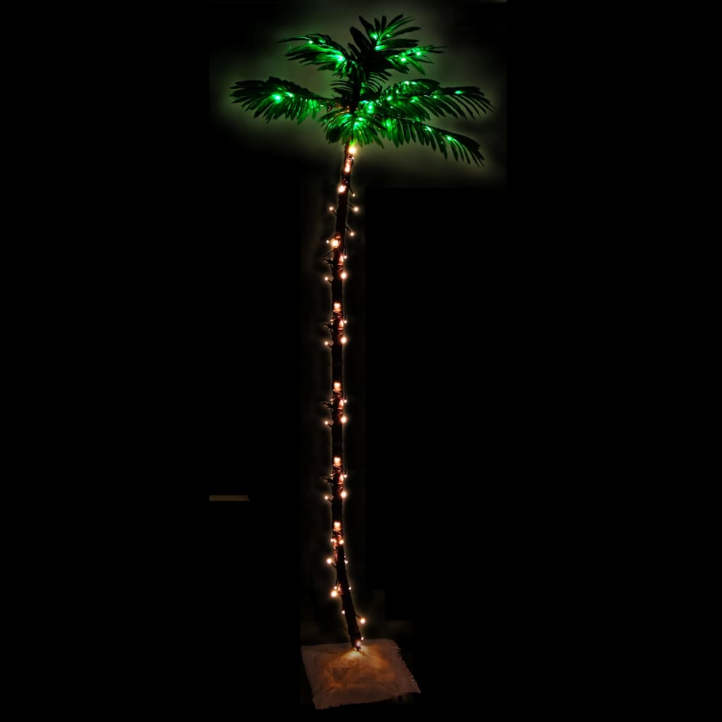 Palma se 196 teplými bílými LED diodami 300 cm