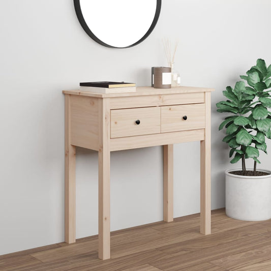 Konzolový stolek 70 x 35 x 75 cm masivní borové dřevo