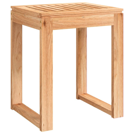 Koupelnová stolička 40 x 30 x 46 cm masivní ořechové dřevo